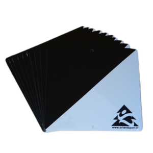 Lot de 10 balises noires - Orientsport