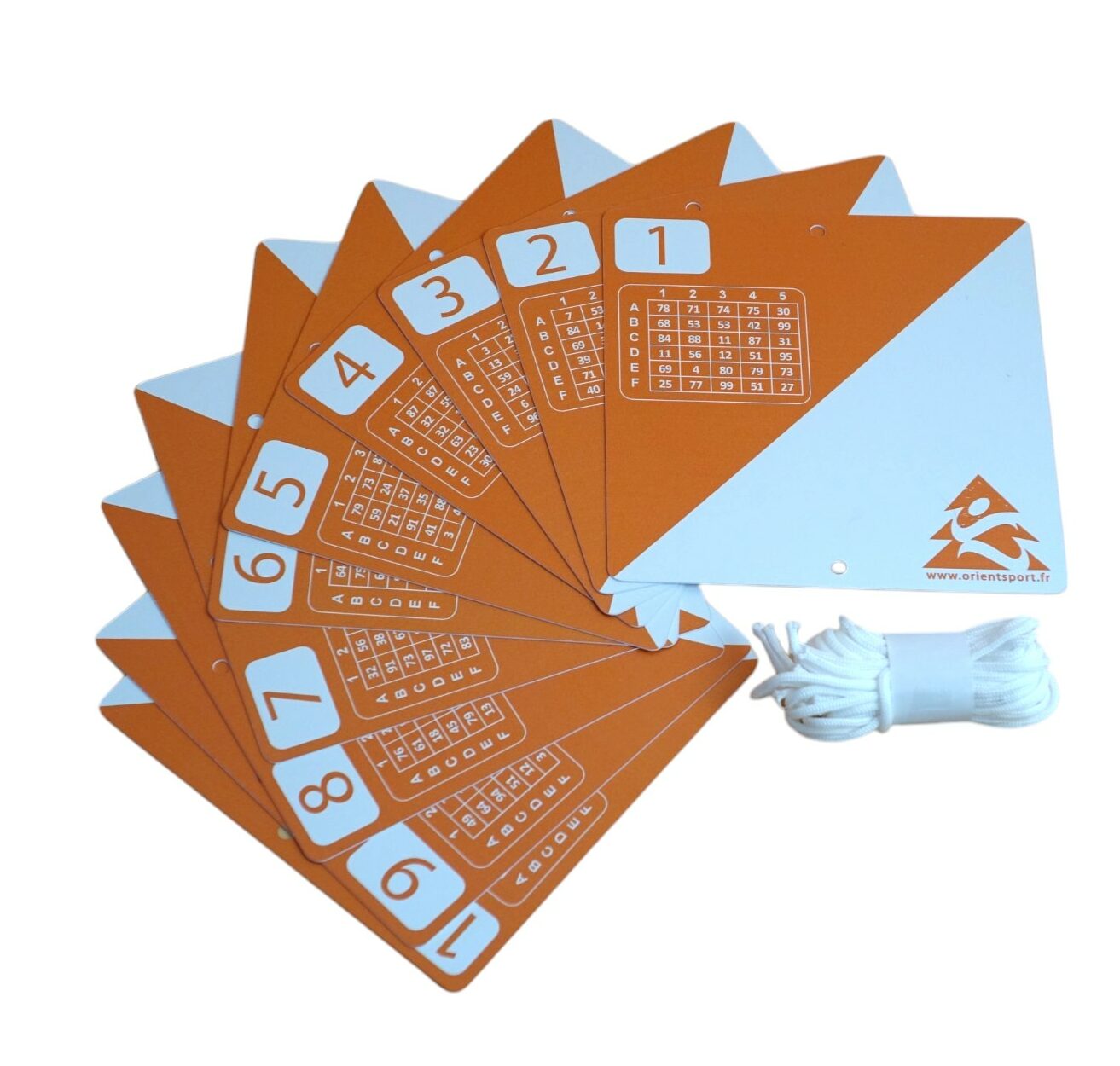Lot de 10 balises à codes 1-10