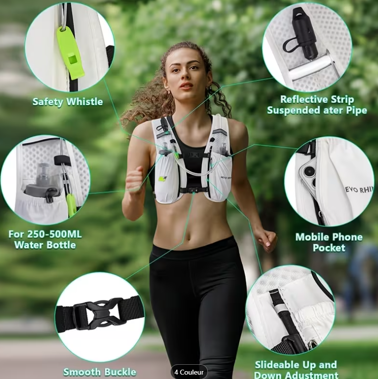 Gilet hydratation + poche à eau 1.5l - Nevo Rhino – Image 6